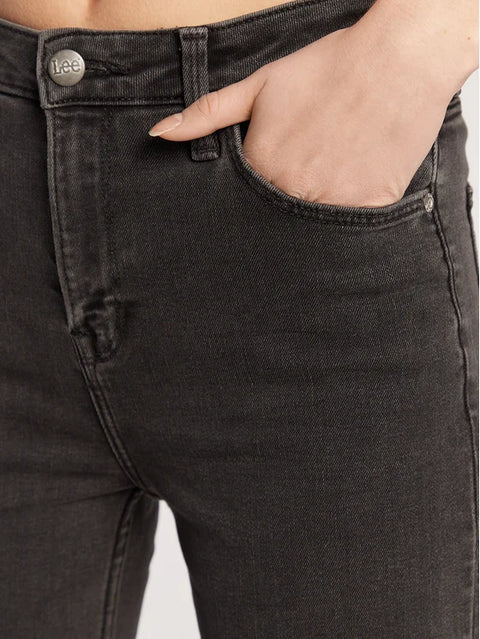 Lee Women's Black Mid Stone Breese Flare Fit Jeans |Lee In Lebanon