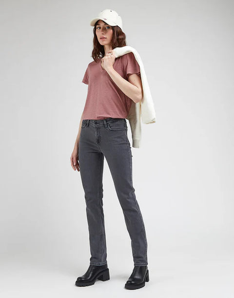 Lee Women's Moody Grey Marion Straight Jeans |Lee In Lebanon