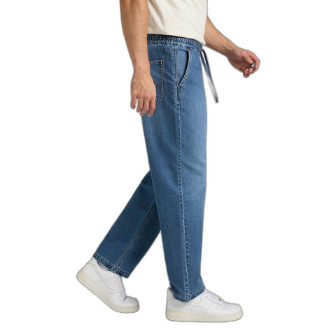 Lee Women's Blue Drawstring Worker Mid Jeans | Lee In Lebanon