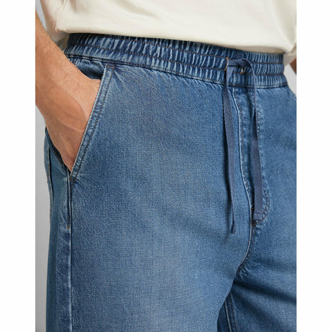 Lee Women's Blue Drawstring Worker Mid Jeans | Lee In Lebanon