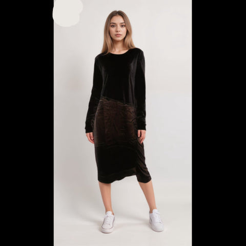 LeGer Women's Brown Admira Long Dress | LeGer In Lebanon