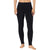 Cuddl Duds Women's Black Fleece wear Stretch Thermal Pant