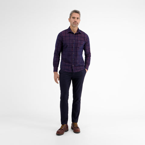 Lerros Men's Navy Multi Corduroy Shirt | Lerros In Lebanon