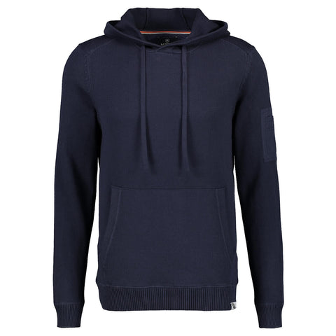 Lerros Men's Navy Knit Herren Pullover Hoodie | Lerros In Lebanon