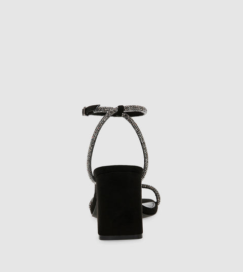 Steve Madden Women's Black Leva Heel Sandals | Steve Madden In Lebanon