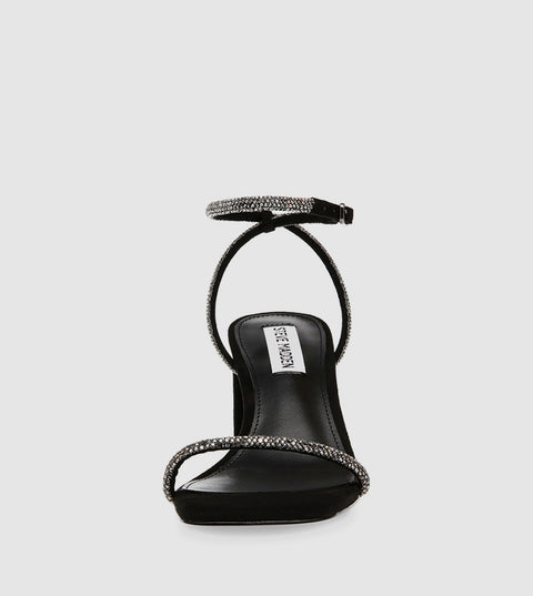 Steve Madden Women's Black Leva Heel Sandals | Steve Madden In Lebanon