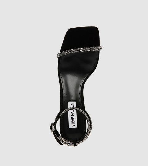 Steve Madden Women's Black Leva Heel Sandals | Steve Madden In Lebanon
