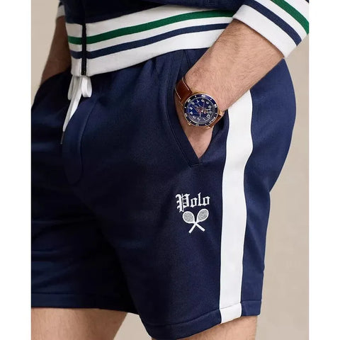 Polo Ralph Lauren Men's Navy Fleece Drawstring Waist Athletic Shorts | Polo Ralph Lauren In Lebanon