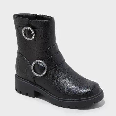 Art Class Women's Black Perry Ankle Buckle Boots|Art Class In Lebanon