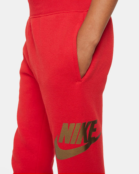 Nike Boy's Red Fleece Logo Printed Sweatpant |Nike In Lebanon
