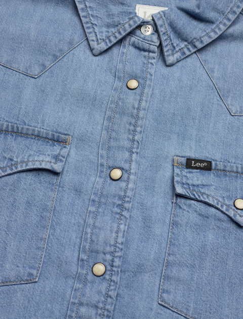 Lee Men's Blue Western Denim Shirt | Lee In Lebanon