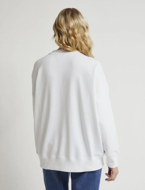 Lee Women's White Seasonal Sweatshirt |Lee In Lebanon