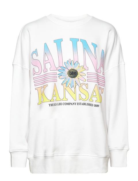 Lee Women's White Seasonal Sweatshirt |Lee In Lebanon