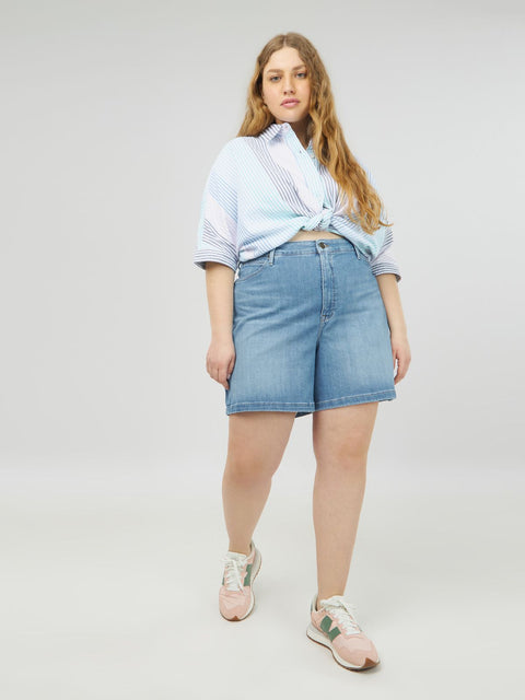 Lee Women's Blue Denim Regular Short |Lee In Lebanon