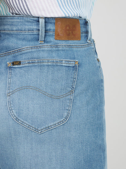 Lee Women's Blue Denim Regular Short |Lee In Lebanon