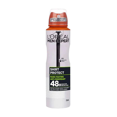 L'Oréal Men Expert Shirt Protect 48H Spray Deodorant 150ML | L'Oréal In Lebanon