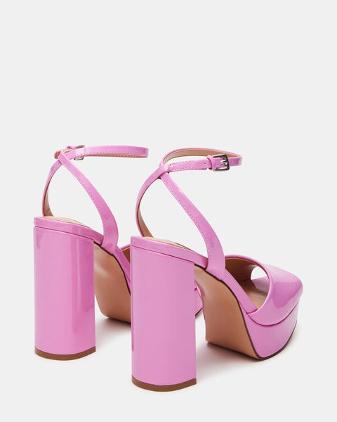 Steve Madden Women's Pink Patent Lourdes Heels | Steve Madden In Lebanon