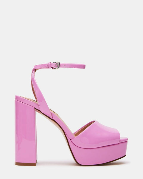 Steve Madden Women's Pink Patent Lourdes Heels | Steve Madden In Lebanon