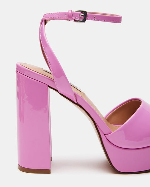 Steve Madden Women's Pink Patent Lourdes Heels | Steve Madden In Lebanon