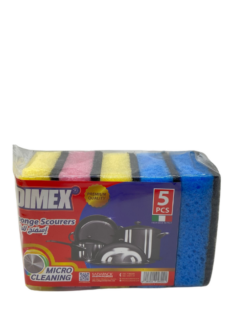 Dimex Sponge Scourers 5pcs