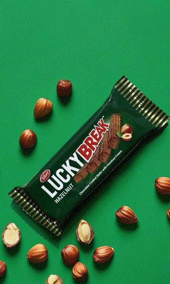 Tiffany Lucky Break Chocolate Coated Wafer With Hazelnut Cream 40g  | Tiffany In Lebanon
