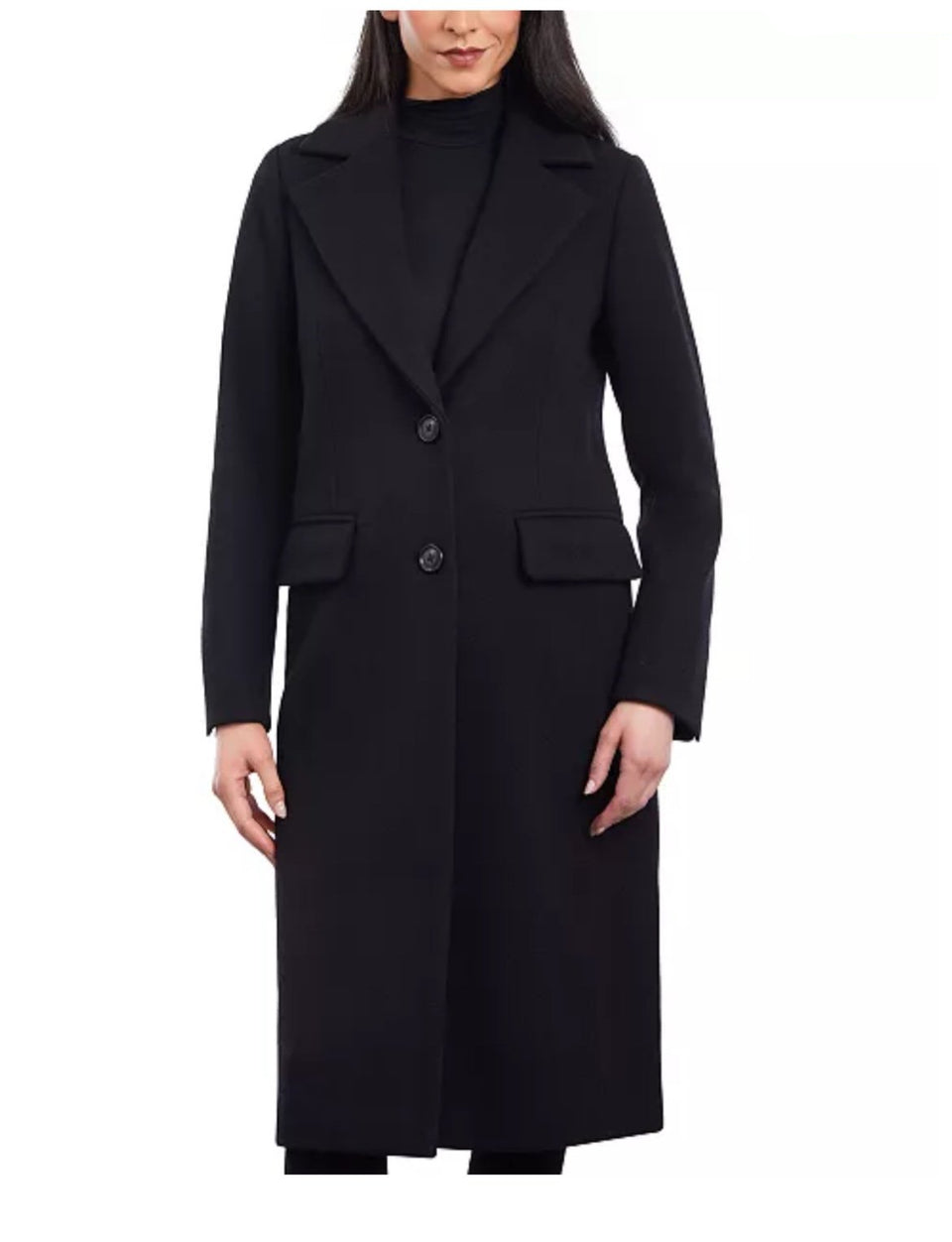 Michael kors Women's Black Single-Breasted Coat |Michael kors In Lebanon