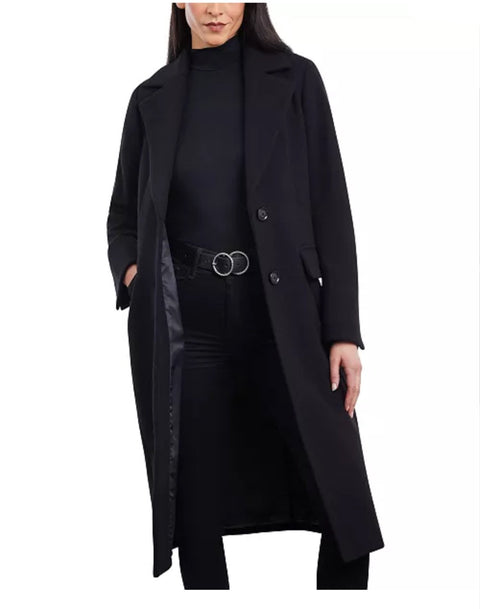 Michael kors Women's Black Single-Breasted Coat |Michael kors In Lebanon