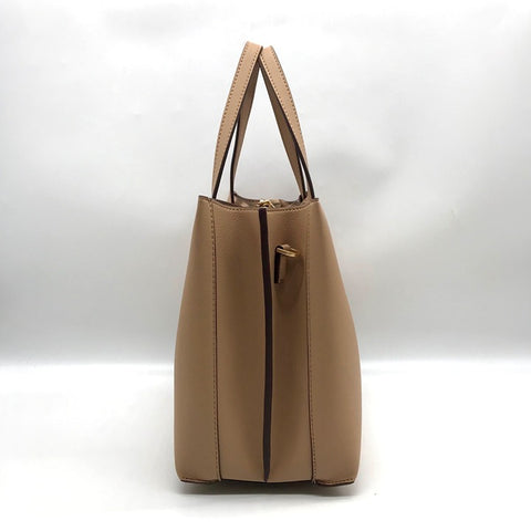 DKNY Women's Tan Cappuccino Farah Satchel Hand Bag | DKNY In Lebanon