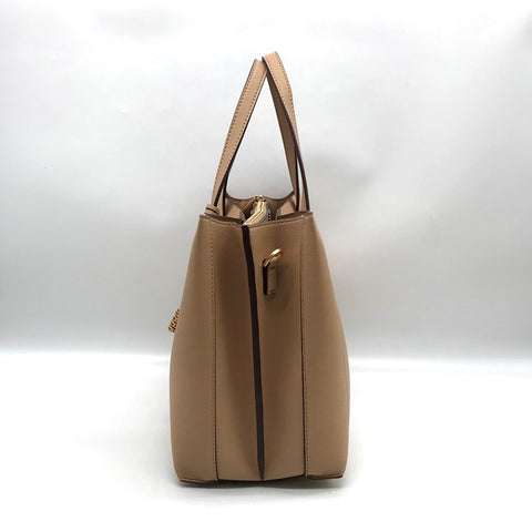 DKNY Women's Tan Cappuccino Farah Satchel Hand Bag | DKNY In Lebanon