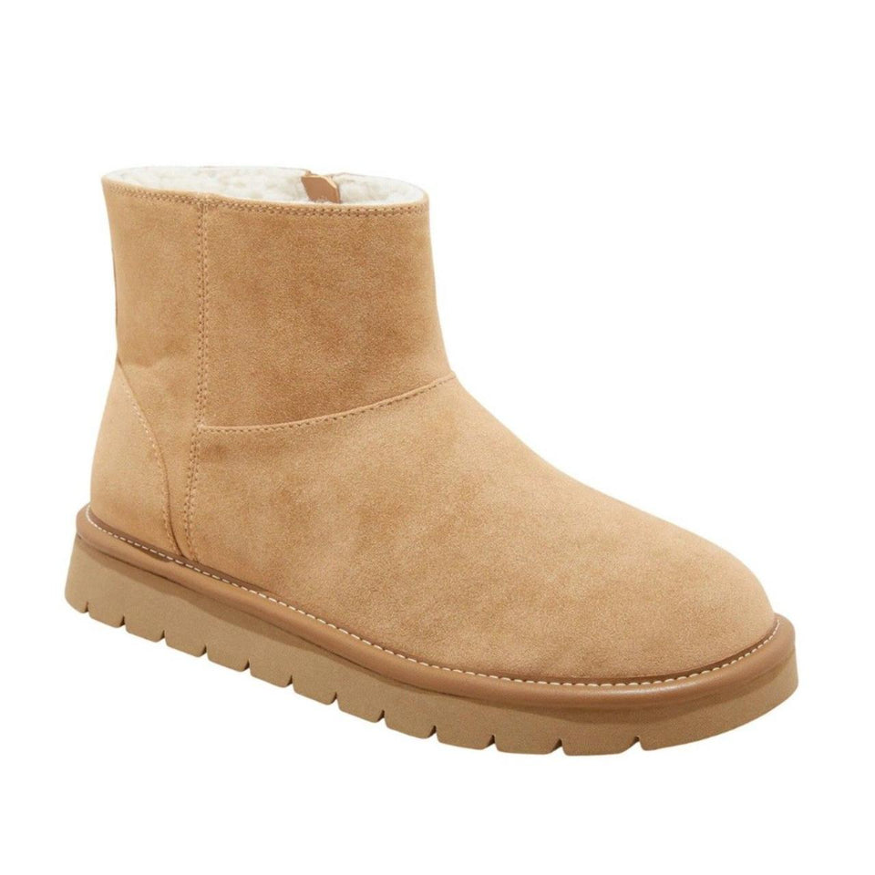 Universal Thread Women's Tan May Microsuede Boots