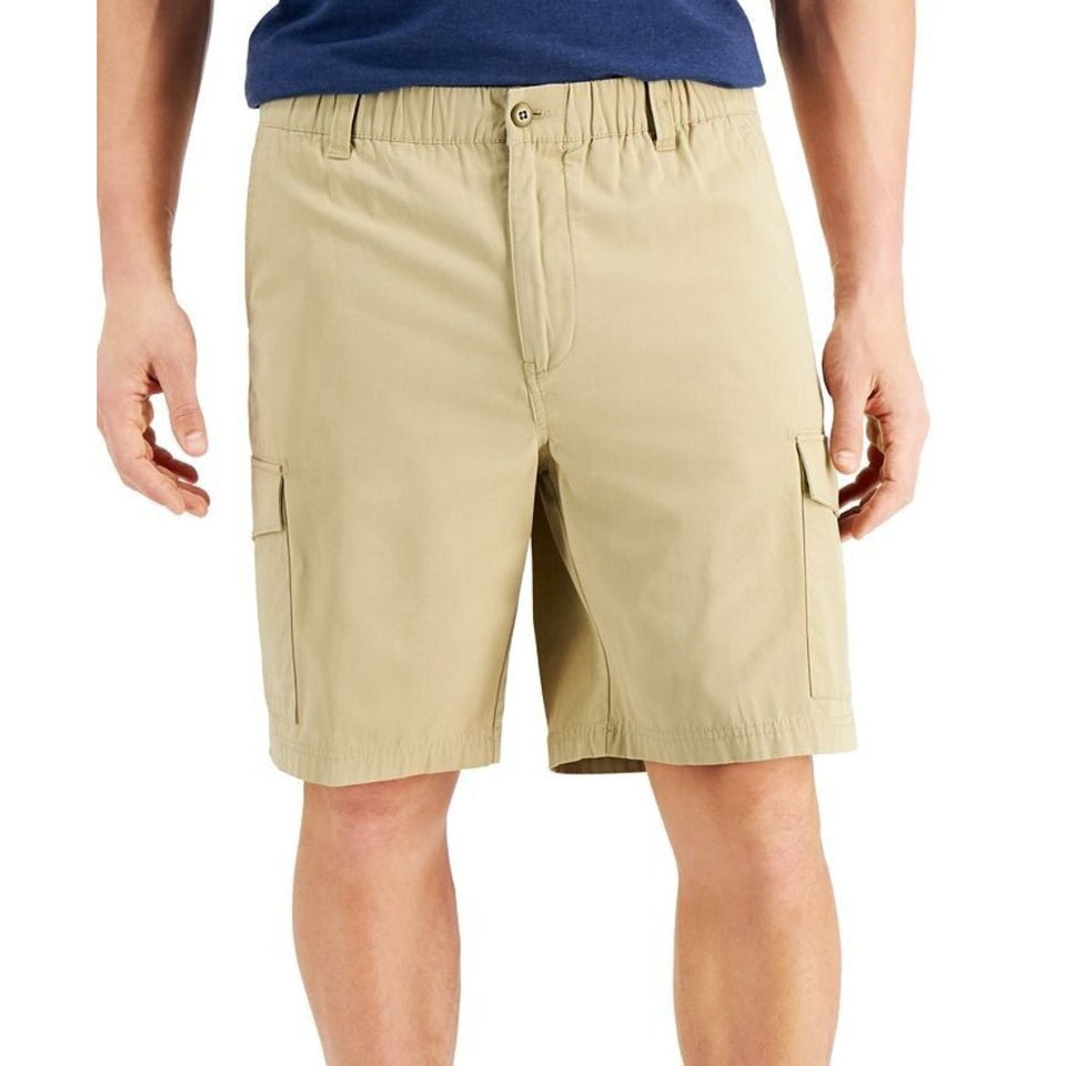 Tommy Bahama Men's Stone KhakiJungle Beach 9" Drawstring Cargo Shorts | Tommy Bahama in Lebanon