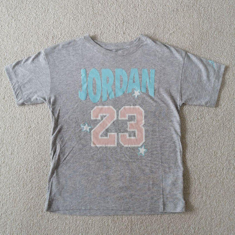 Jordan Girl's Light Gray T-Shirt ABFK2119