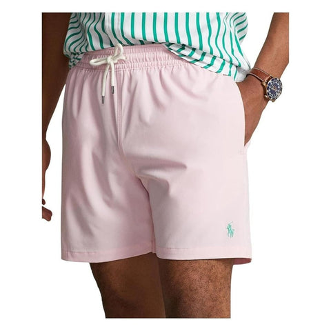 Polo Ralph Lauren Men's Light Pink Traveler Classic Swim Shorts | Polo Ralph Lauren In Lebanon