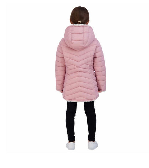 Steve Madden Girl's Purple Reversible Hooded Jacket |Steve Madden In Lebanon