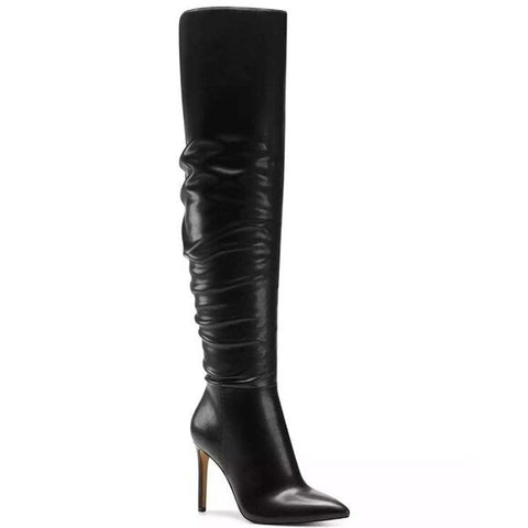 INC International Concepts Women's Black Iyonna Over-The-Knee Slouch Boots | INC International Concepts In Lebanon
