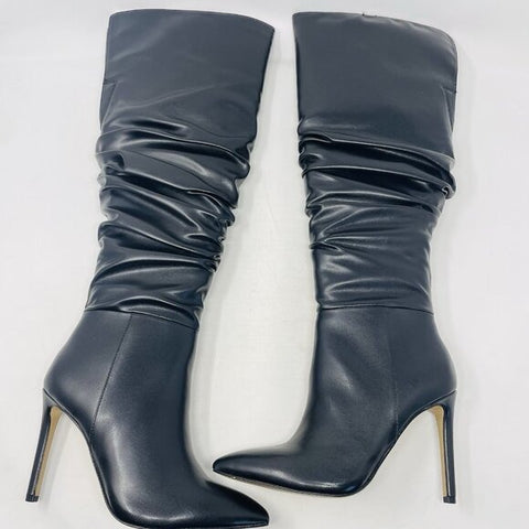 INC International Concepts Women's Black Iyonna Over-The-Knee Slouch Boots | INC International Concepts In Lebanon