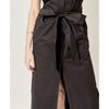 English Factory Women's Black Cotton Collared Button Dress |  English Factory In Lebanon