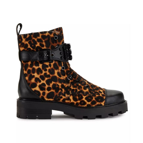 Karl Lagerfeld Women's Maeva Leather Lug Sole Combat & Lace-Up Boots | Karl Lagerfeld In Lebanon