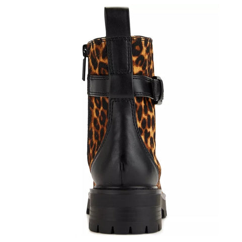 Karl Lagerfeld Women's Maeva Leather Lug Sole Combat & Lace-Up Boots | Karl Lagerfeld In Lebanon