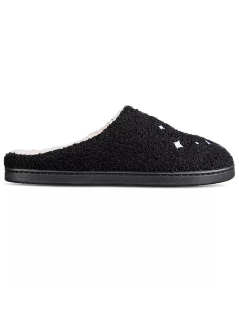Jenni Women's Black Twinkle Star Closed-Toe Slippers | Jenni In Lebanon