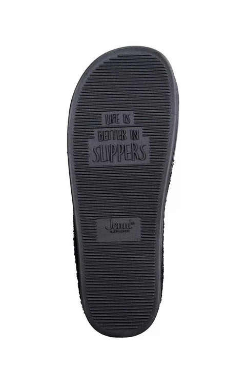 Jenni Women's Black Twinkle Star Closed-Toe Slippers | Jenni In Lebanon