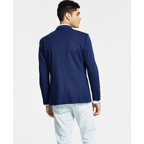 Bar III Men's Navy Slim-Fit Solid Knit Blazer | Bar III In Lebanon