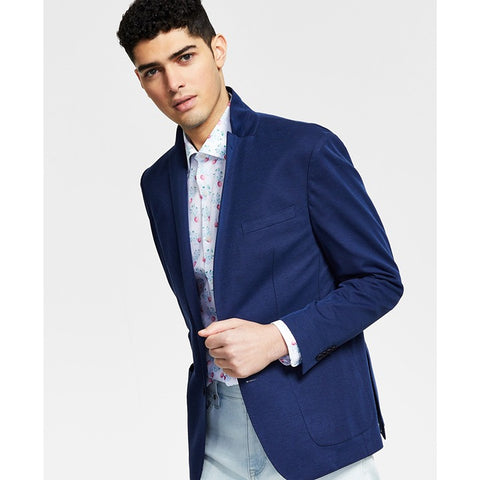 Bar III Men's Navy Slim-Fit Solid Knit Blazer | Bar III In Lebanon