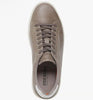 Steve Madden Men's Gray Myler Waxed Leather Low-top Sneaker | Steve Madden In Lebanon