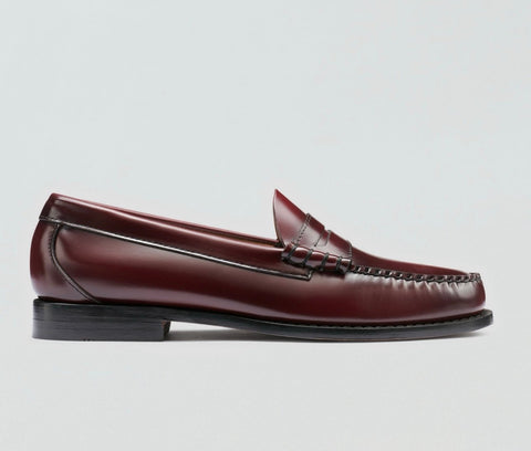 G.H. Bass & Co Men's Burgundy Weejuns Larson Penny-Slot Loafers | G.H. Bass & Co In Lebanon