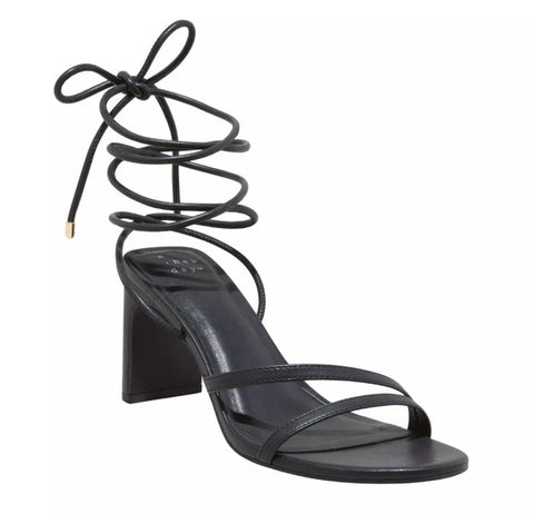 A New Day Women's Black Marcia Lace Up Heels  | A New Day In Lebanon