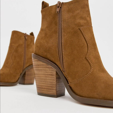ASOS DESIGN Women's Brown Boot 100684051  AMS162 shoes10