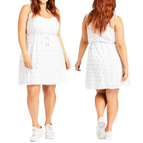 Loralette Women's White Dress AMZ2