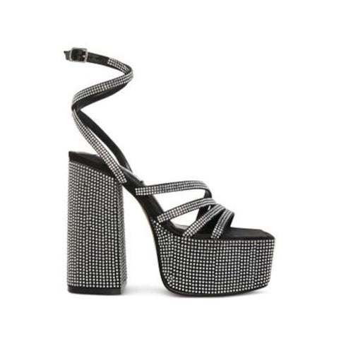 Steve Madden Women's Black Cocktails Heeled Sandal | Steve Madden In Lebanon