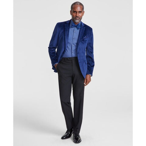 Alfani Men's Navy Slim-Fit Solid Velvet Sport Blazer | Alfani In Lebanon